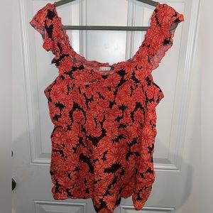 Ingrid and Isabel floral maternity blouse NWOT